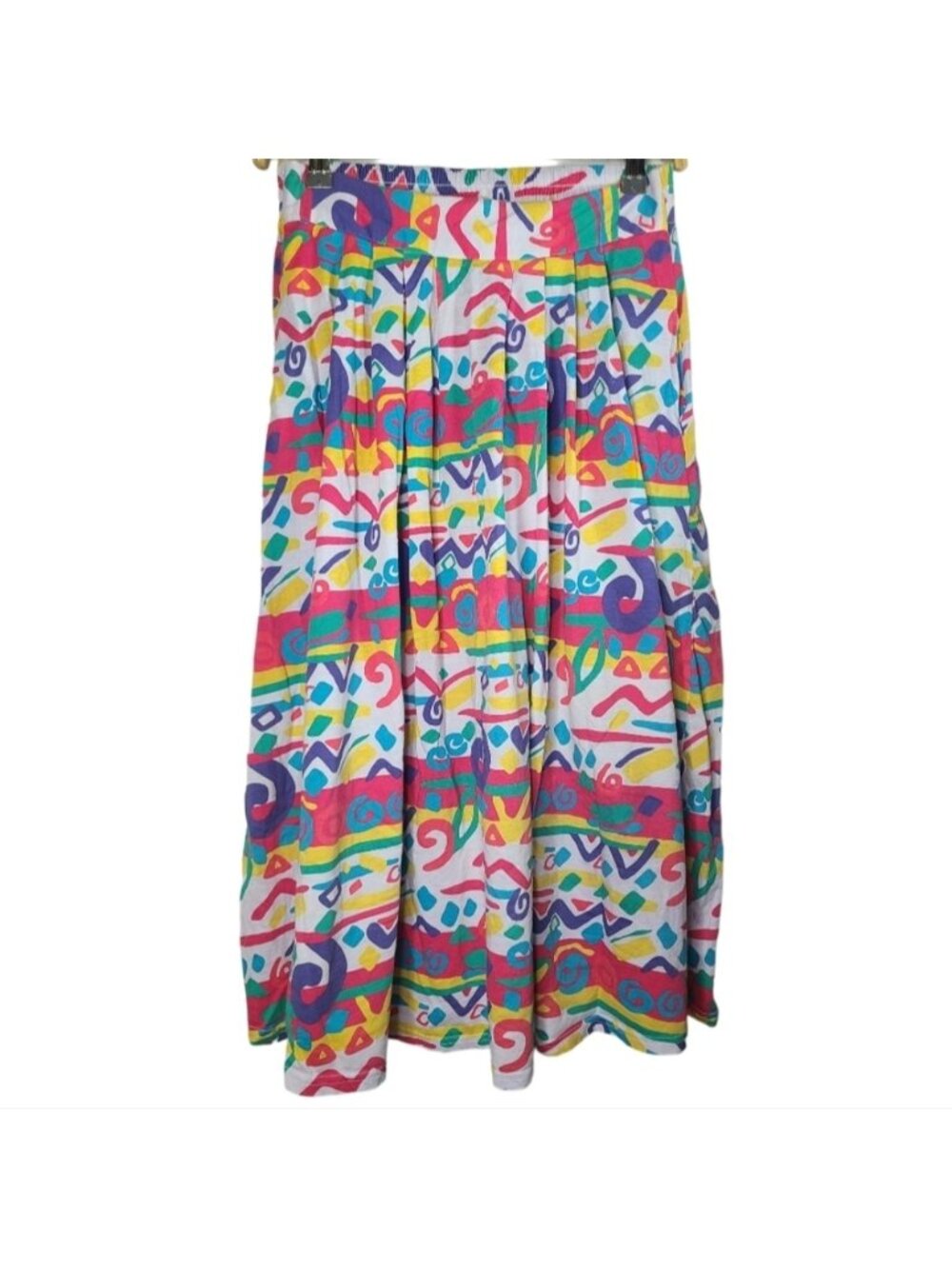 Vintage vibrant maxi skirt Size medium womens